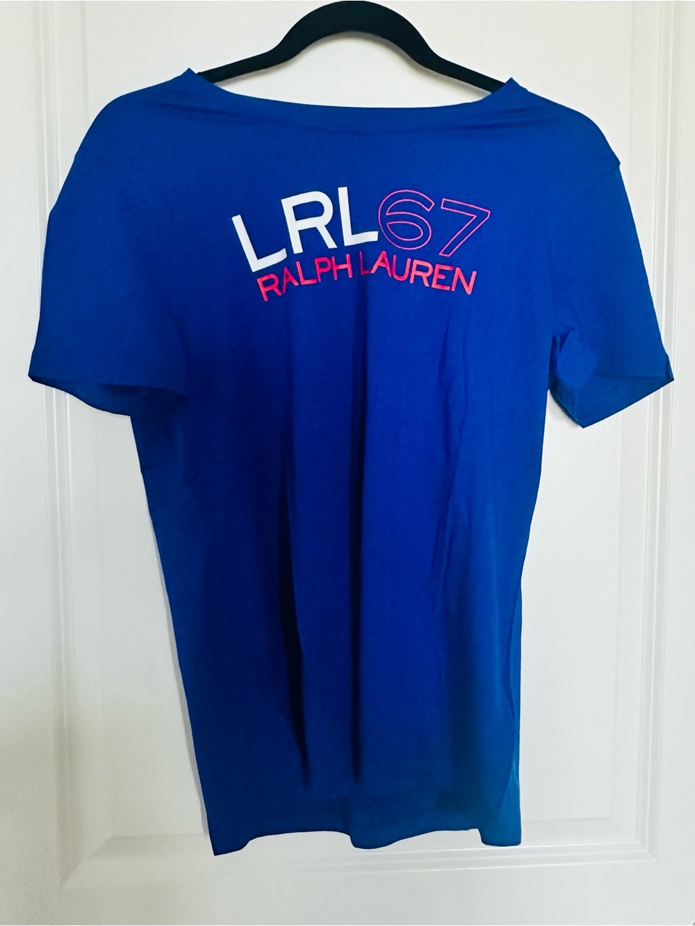 NEW NWT Ralph Lauren Blue LRL67 Logo Short Sleeve Tee - Size M